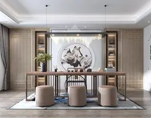 丹东新中式风格茶室如何规划设计